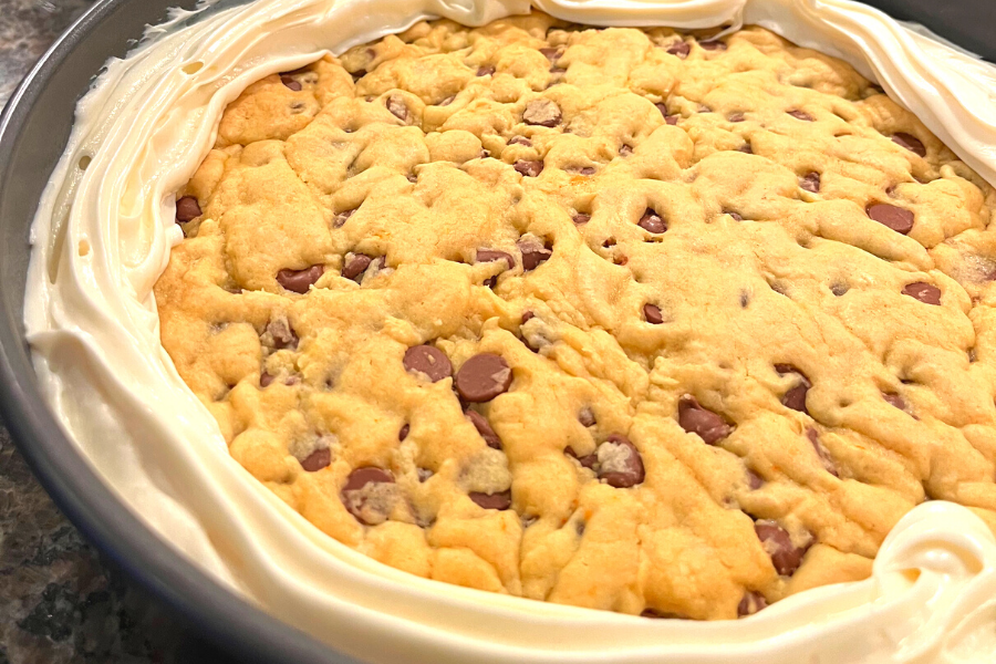 Easy Cookie Cake Recipe | No Crumbs Left Behind • Start with the Bed