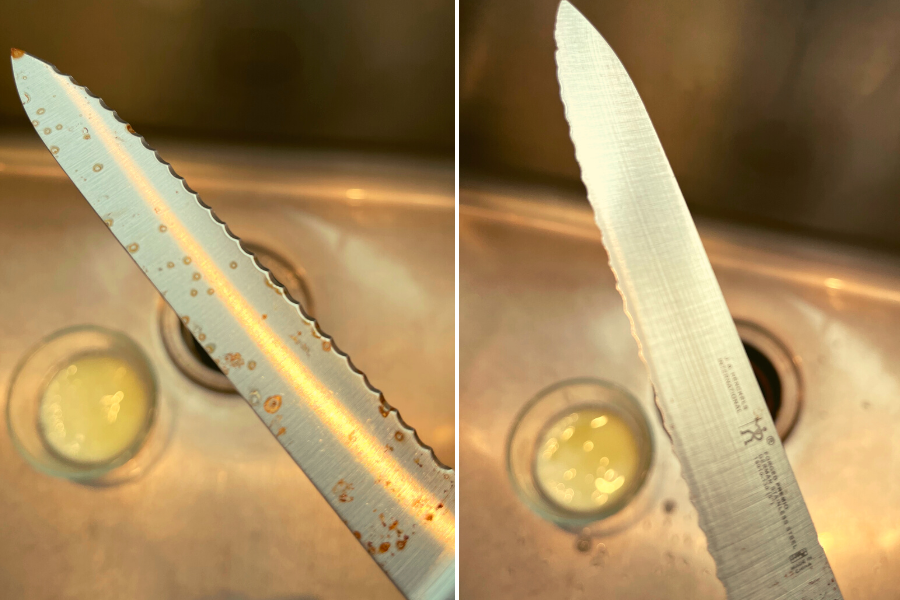 How To Remove Rust From Silverware • Start with the Bed