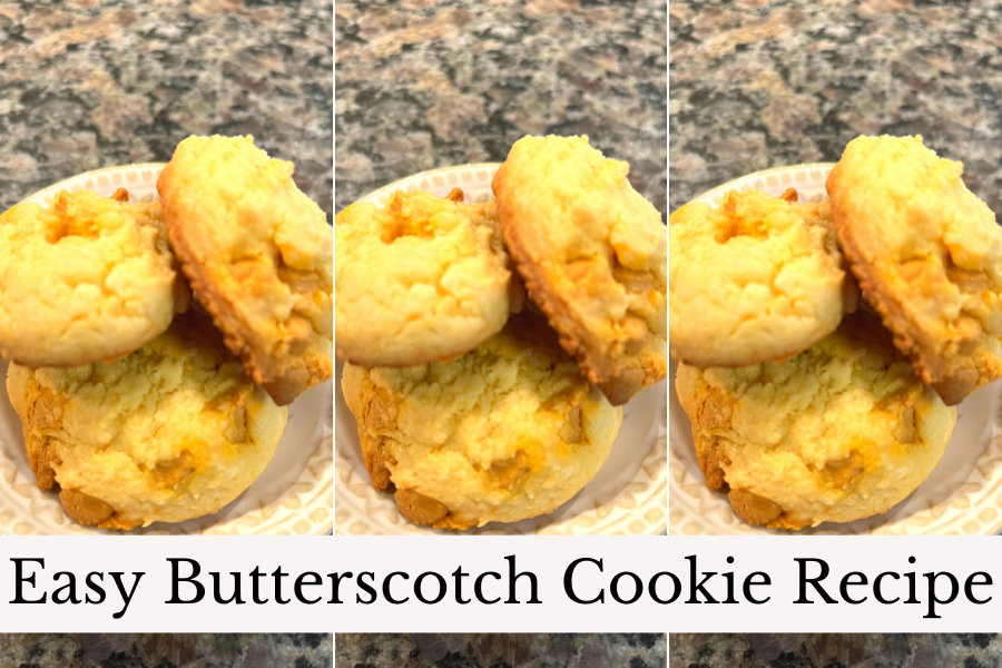 Easy Butterscotch Cookie Recipe • Start with the Bed