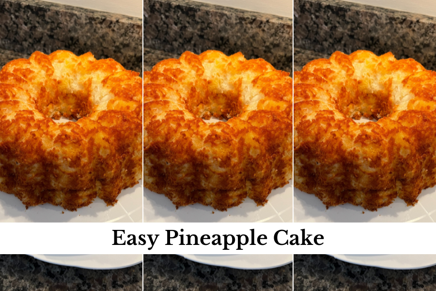 Easy Pineapple Cake Just 2 Ingredients • Start with the Bed